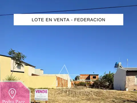 Sobre calle Pedro Paez