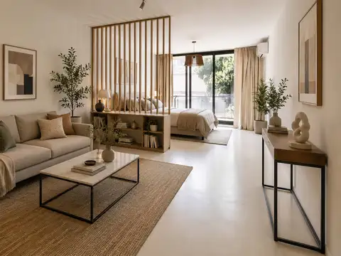 Departamento Monoambiente con 1 baño