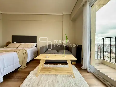 VENTA - Departamento 1 ambiente reciclado con balcón y vista panorámica en Plaza Colón Mar del Plata
