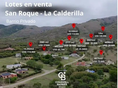 Terreno en Venta en Calderilla, USD 114.640