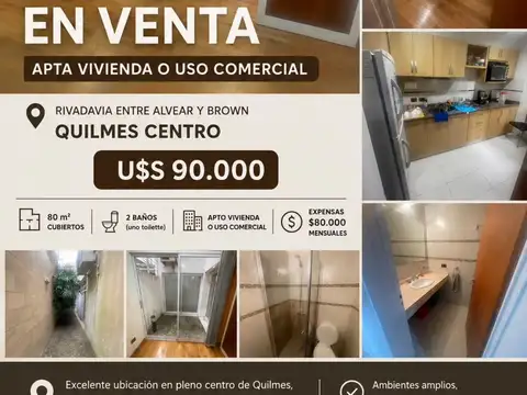 EXCELENTE DEPARTAMENTO EN PLANTA BAJA