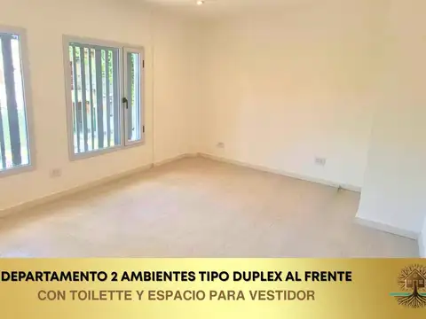 departamento tipo dúplex 2 ambientes a estrenar en Villa Ballester