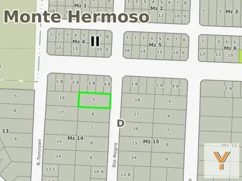 Terreno en Venta 40  mts Fondo