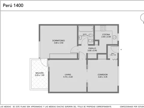 Departamento en Venta en San Telmo, USD 115.000