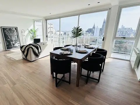 Venta Semi Piso 1 dormitorio con cochera y balcón corrido ? Zona 58 y 14
