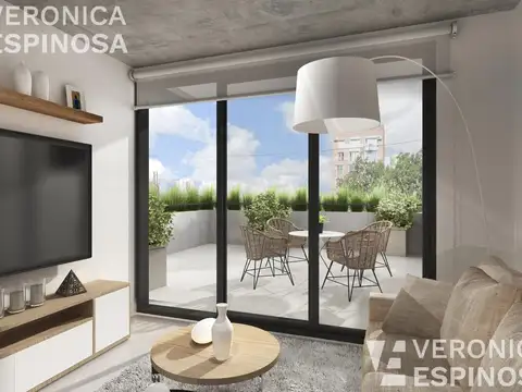 Departamento Monoambiente con 1 baño