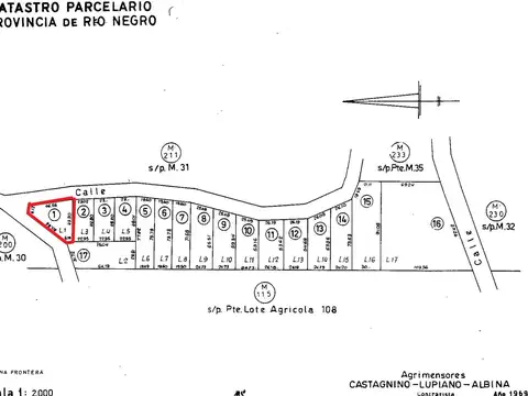 Terreno en Venta de 1248,0 m2