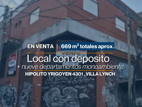 LOCAL A LA VENTA CON NUEVE DEPARTAMENTOS EN SAN MARTIN