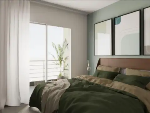 Departamento 2 ambientes con 1 baño