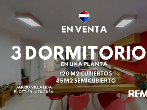 VENTA CASA 1 PLANTA 3 DORMI. VILLA LIDA - PLOTTIER