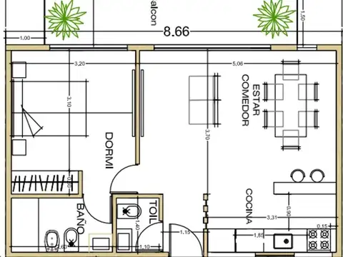 Departamento en Venta en Lanus, USD 78.400