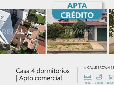 VENTA CASA 4 DORMITORIOS, CALLE BROWN 934, NEUQUÉN
