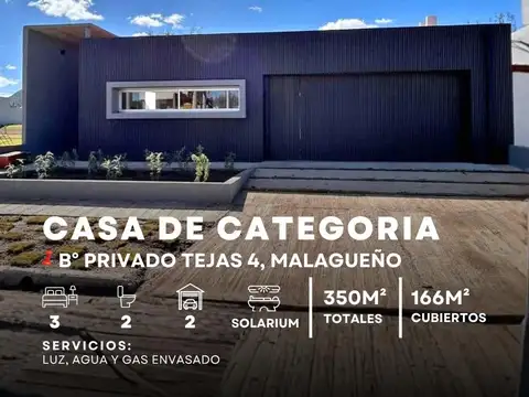 Venta Casa De Diseño De 3 Dormitorios En Tejas 4 – Malagueño
