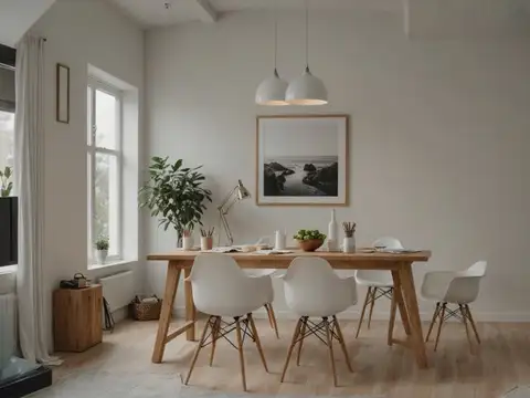 Departamento 2 ambientes con 2 baños