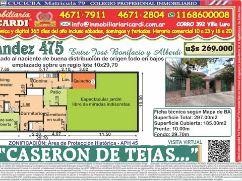 CASERÓN DE TEJAS...pintoresco chalet todo en bajos