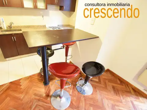Departamento 2 ambientes con 1 baño