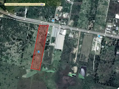 VENTA DE 5 HECTAREAS SOBRE RUTA 19 AREA INDUSTRIAL