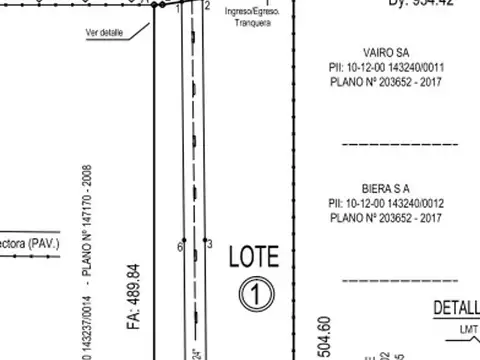 VENTA DE 5 HECTAREAS SOBRE RUTA 19 AREA INDUSTRIAL