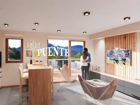 Departamento 3 ambientes con 1 baño