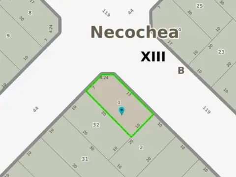 Terreno en Venta en Necochea, USD 22.000