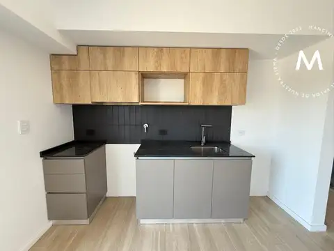 Departamento 2 ambientes con 2 baños