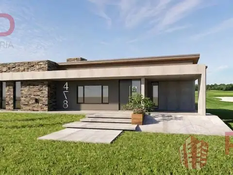 Vende Casa con fondo de laguna y cancha en Barrio Privado Los Canales de Plottier