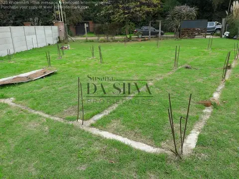 LOTE con Pileta y Plano para Vivienda en Marcos Paz