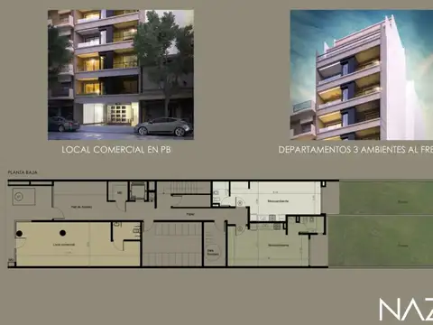 DEPARTAMENTO MONOAMBIENTE LUMINOSO CON BALCON