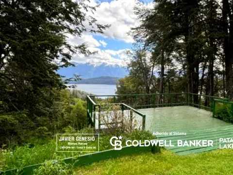 Casco Histórico V. la Angostura - Con plena vista al lago en la montaña 170m2 sobre lote de 6000m2
