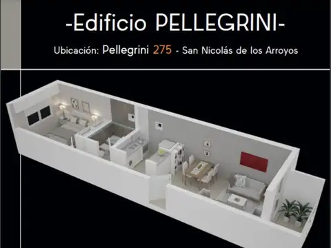 Departamento en Venta en San Nicolás de los Arroyos, USD 65.000