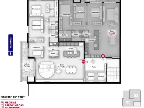 Departamento en Venta de Monoambiente