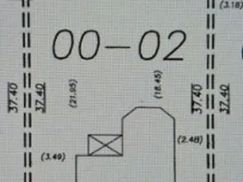Terreno en Venta 37  mts Fondo