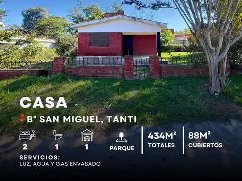 Venta Casa Esquina Apta Crédito En Barrio San Miguel - Tanti A 200 Mts De La Ruta