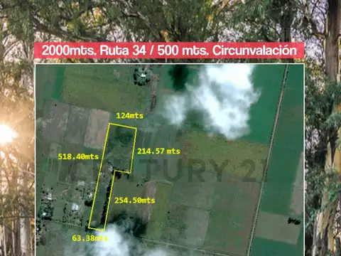 Campo en Venta de 4,50  ha