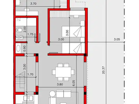 Depto Tipo Casa en Venta A Estrenar