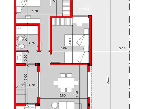 Depto Tipo Casa en Venta A Estrenar