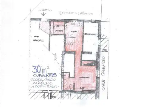 Depto Tipo Casa en Alquiler de 2 ambientes