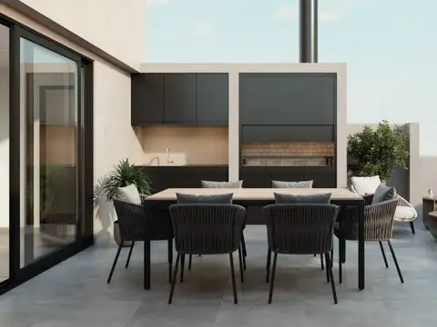 Depto. 3 amb. en venta en edificio en construccion en Villa General Mitre de gran categoria