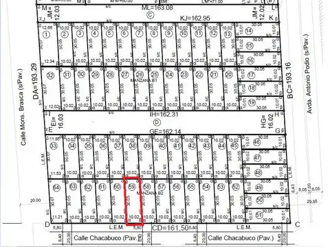 Lote 59 Loteo Los Nogales