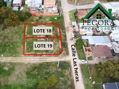 Terreno en Venta 12  mts Frente
