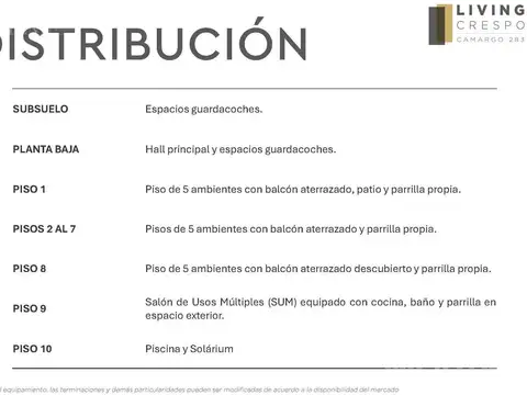Departamento en Venta de 5 ambientes