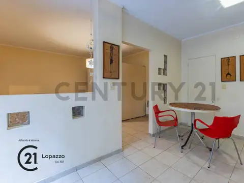 Departamento 2 ambientes con 1 baño