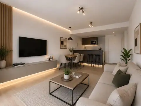 Departamento de 2 ambientes con pileta y parrilla en alquiler