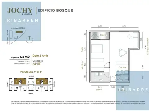 Departamento en Venta en Puertos, USD 195.000
