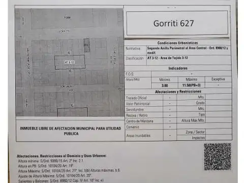GORRITI 627