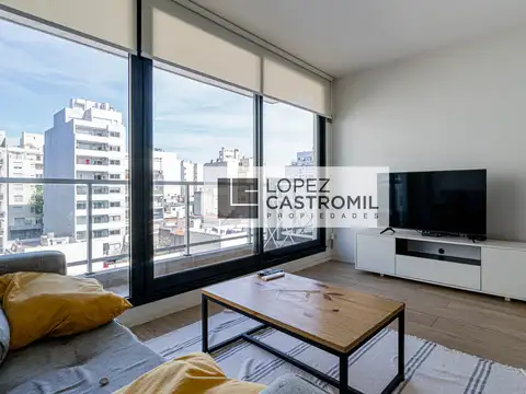IMPECABLE! Balcón c/espectacular vista abierta! Muy lum! TODO A NUEVO! Amoblado y equipado! Amenities! ÚNICO! OPORT!