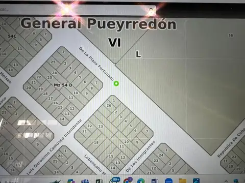 Terreno en Venta 11  mts Frente