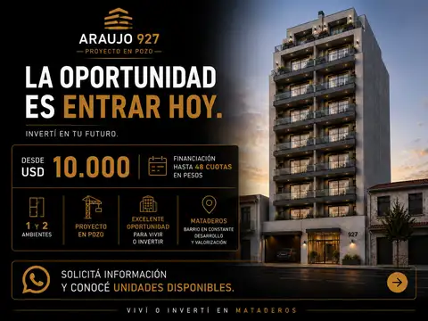 Inverti en Mataderos desde USD 10.000
