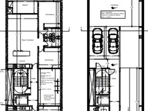 Departamento 3 ambientes con 2 baños