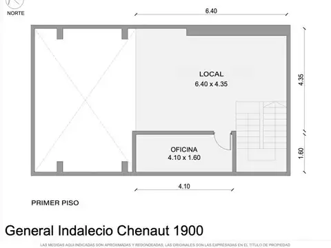 Avenida General Indalecio Chenaut 1900, Piso 1